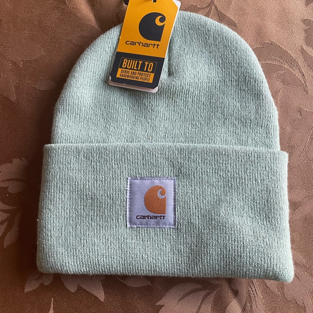 Carhartt Mint Green Knit Beanie